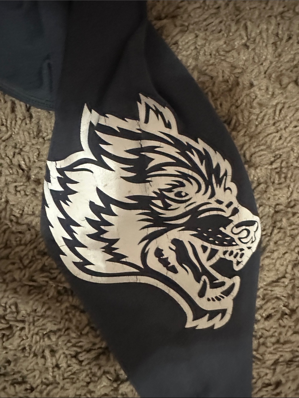 Darc Sport Black High-Waist Leggings with White Graphic - Picture 4 of 4